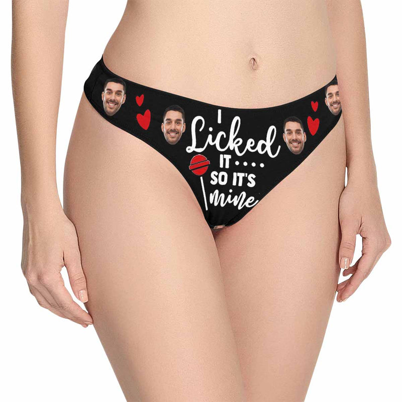 Custom Name On Love Panties Women Kiss Photo Underwear – MyFaceBoxerUK